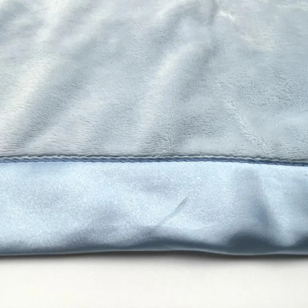 BABY GANZ You Are My Sunshine Blue Plush Security Blanket Lovey Sun Clouds Satin